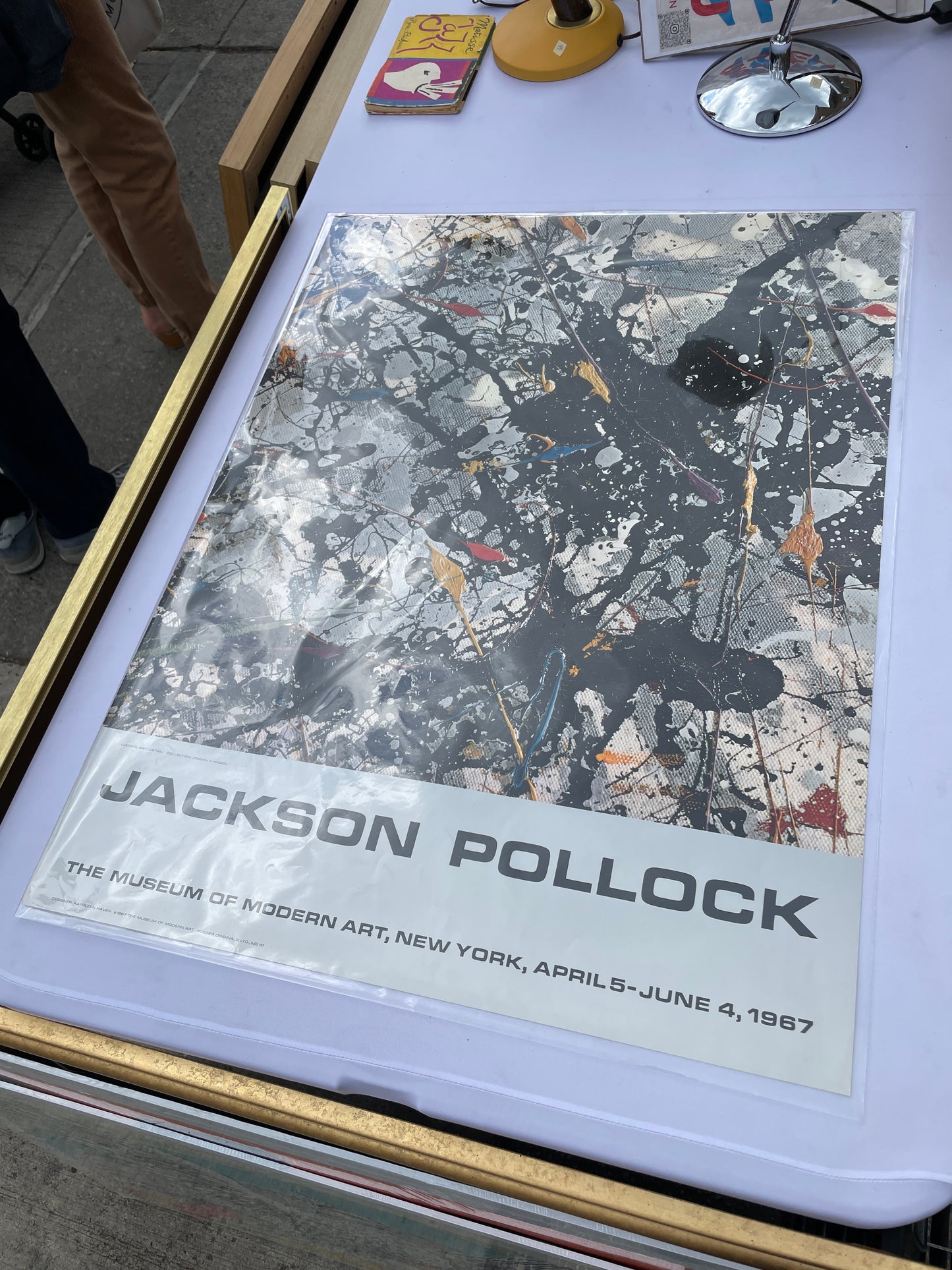 Jackson Pollock 1967 MOMA Exhibition Poster