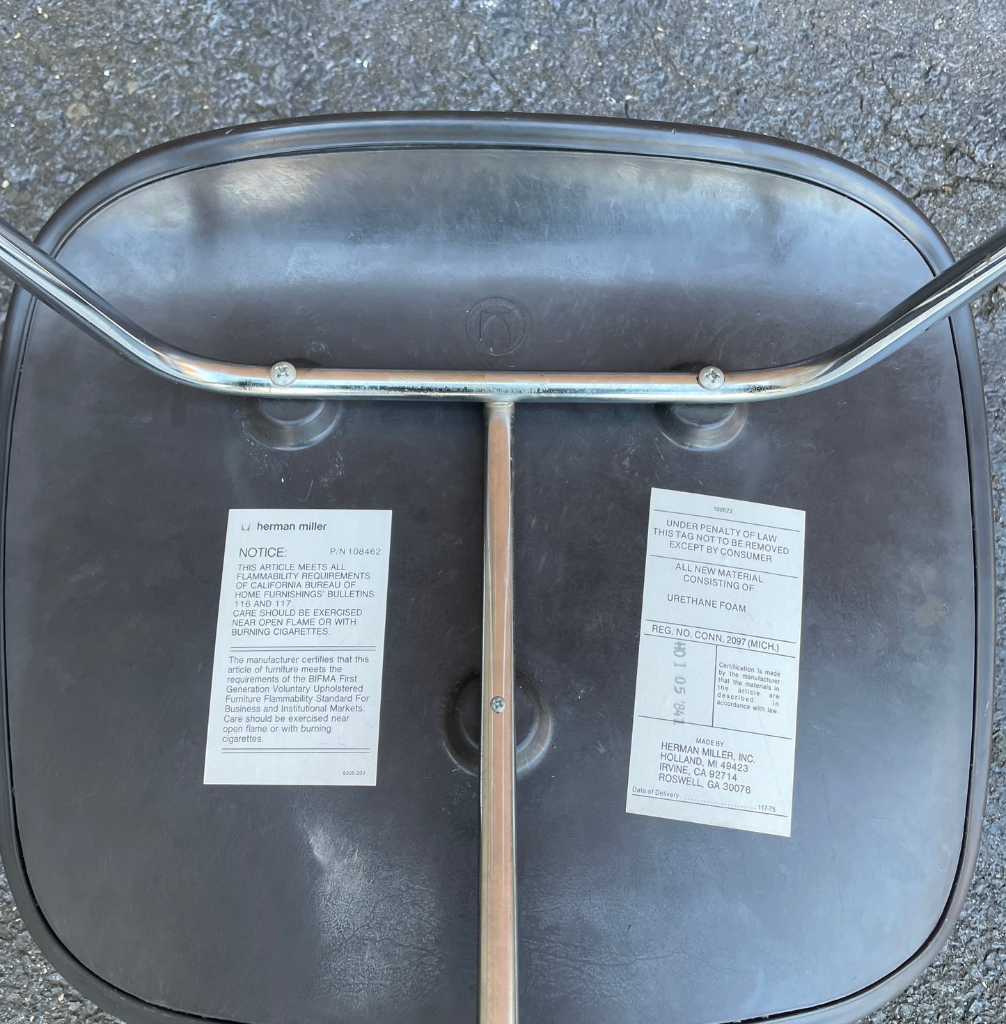Herman Miller EC-127 Chair Brown