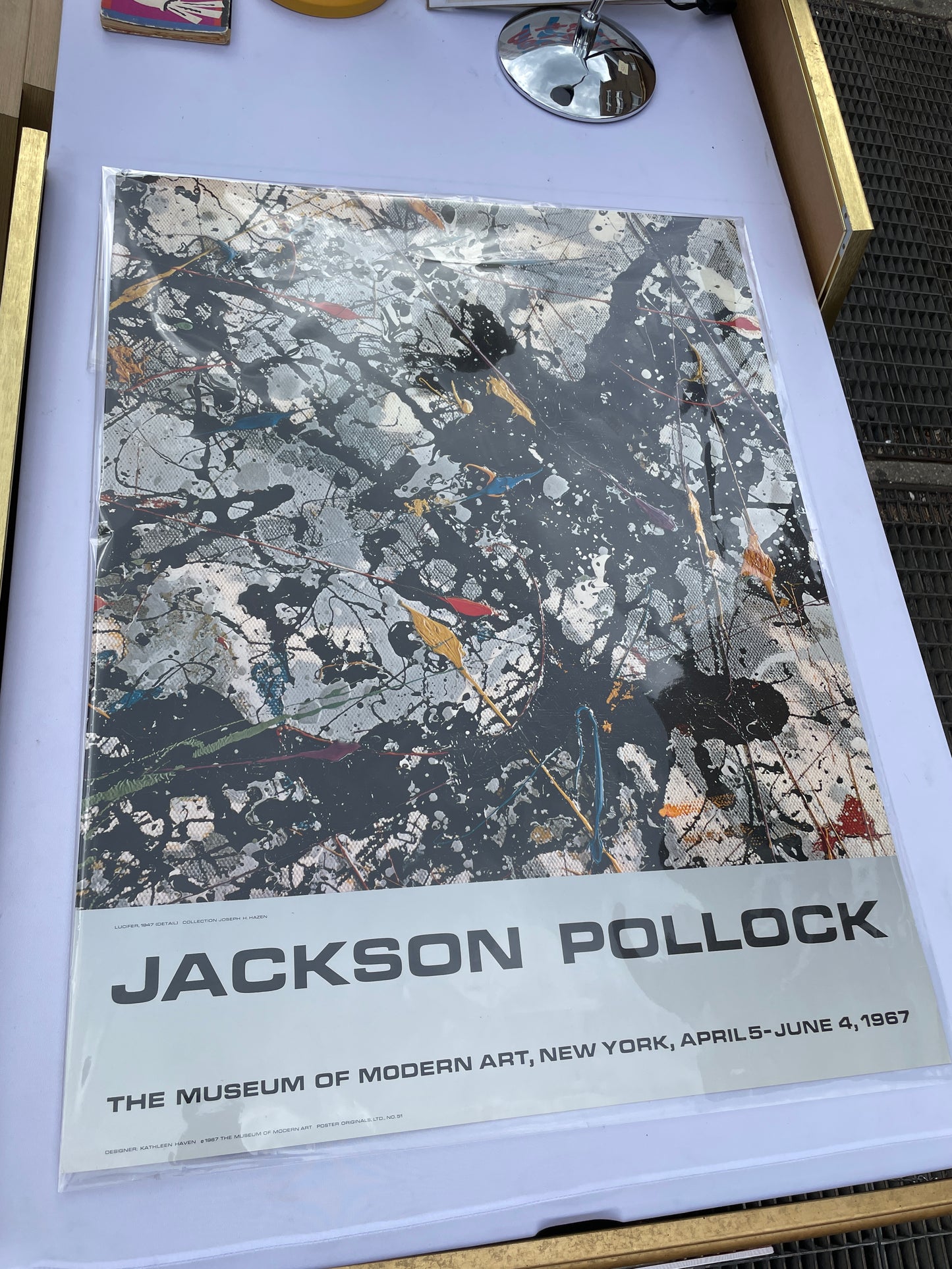 Jackson Pollock 1967 MOMA Exhibition Poster