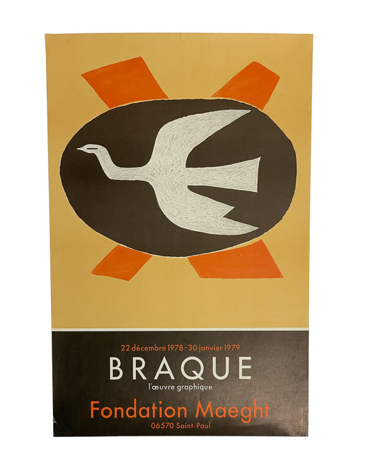 Georges Braque exhibition poster, 1979