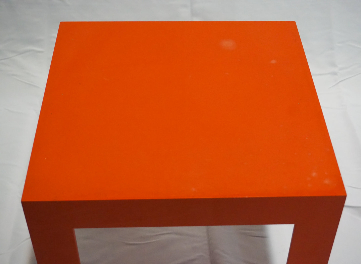 Vintage Orange/Red Parsons Table