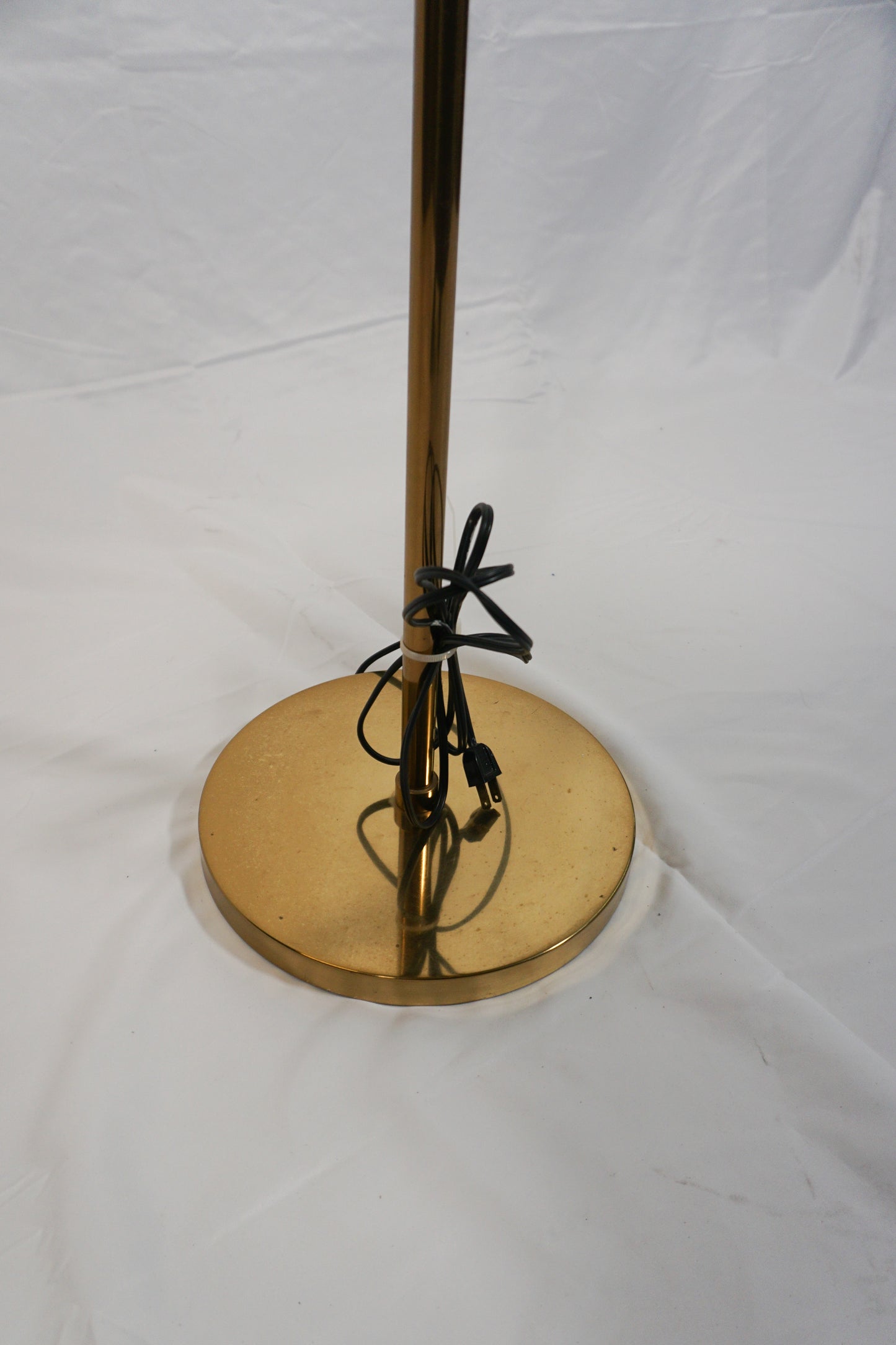 Koch and Lowy 3 eyeball shade brass floor lamp