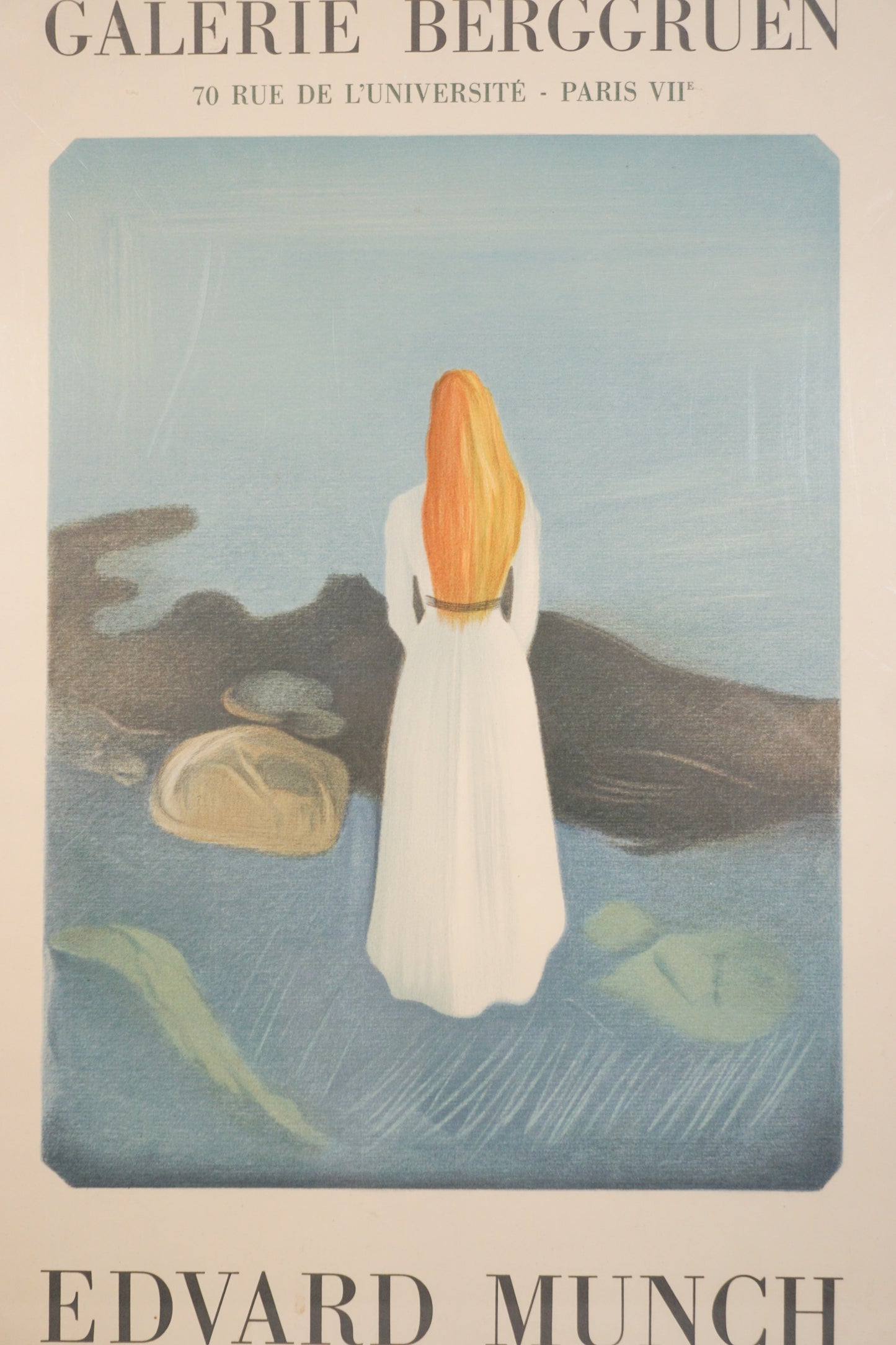 Edvard Munch, Gravures and Lithographs, exhibition poster, 1983