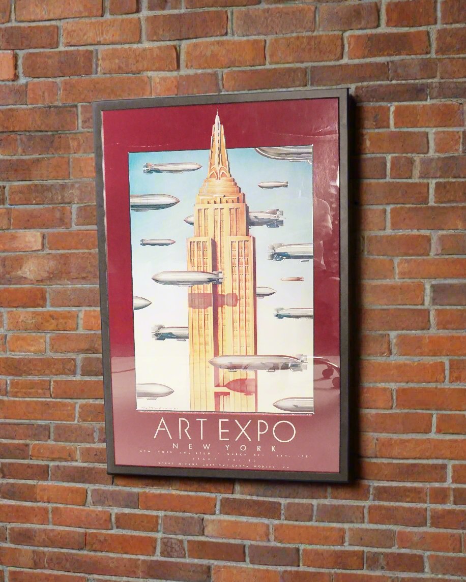 Art Expo New York poster by Dave McMacken, 1981
