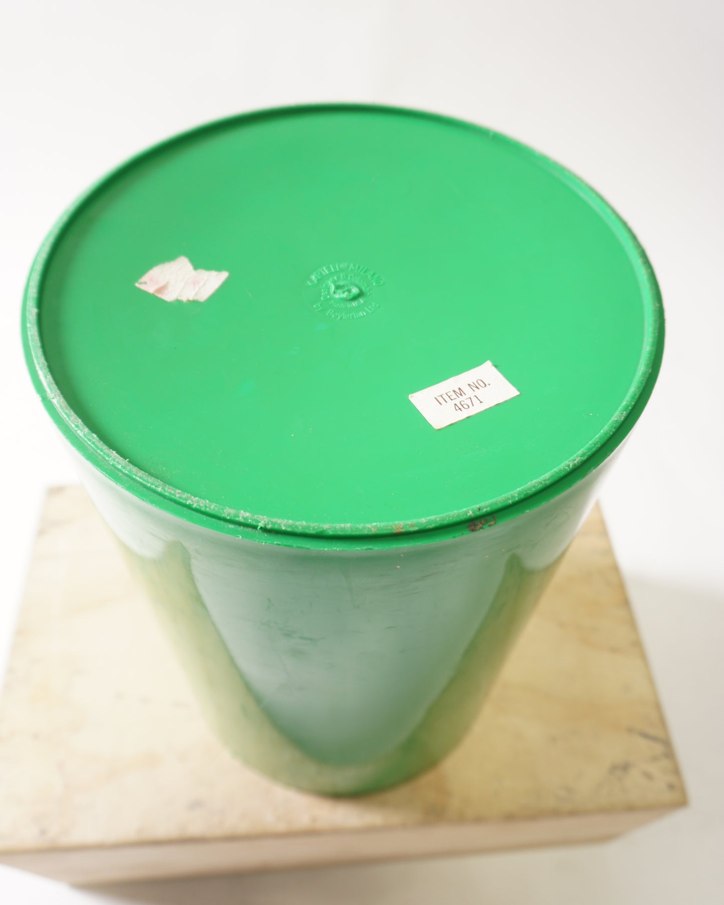Green Kartell Milano Waste Bin