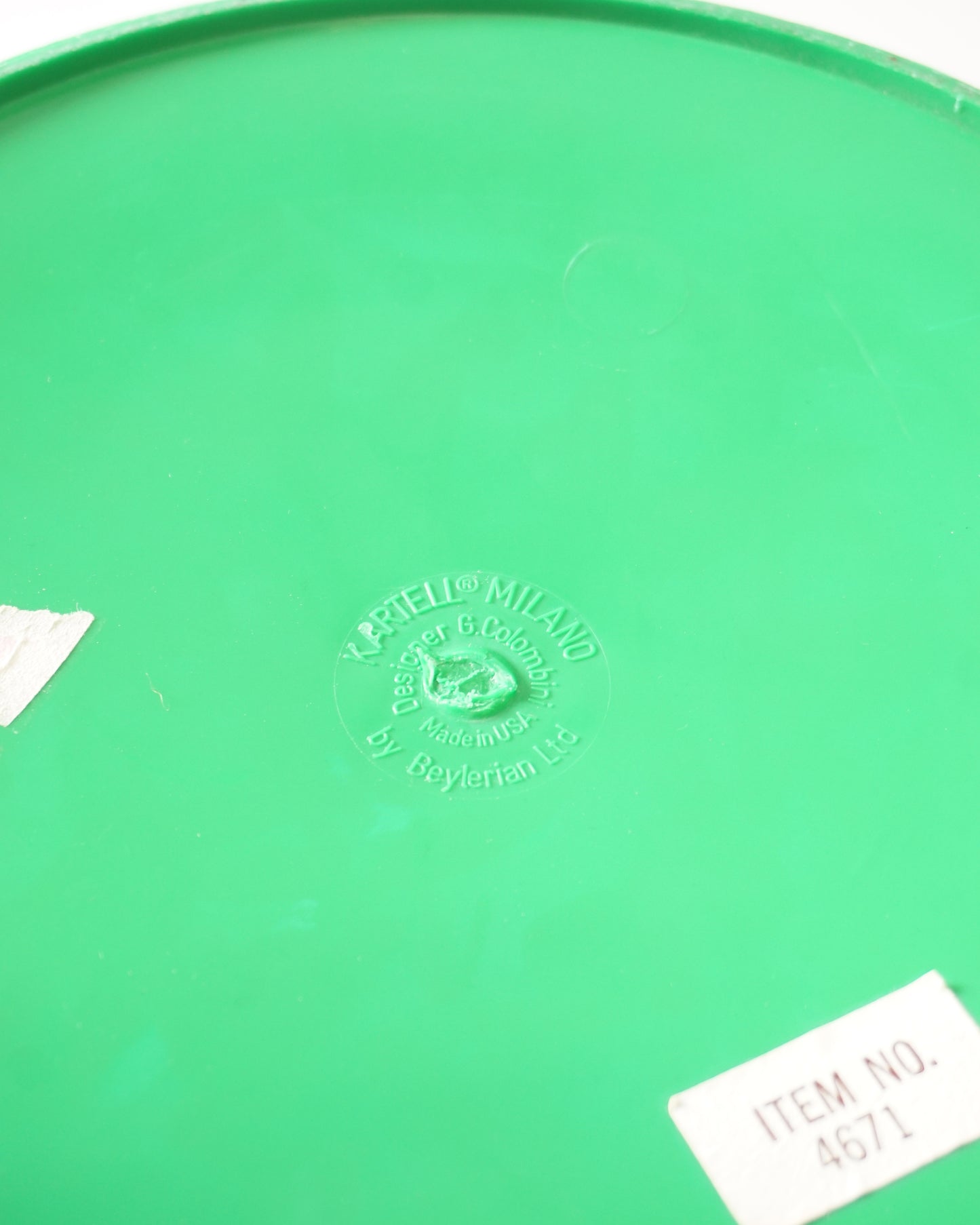 Green Kartell Milano Waste Bin