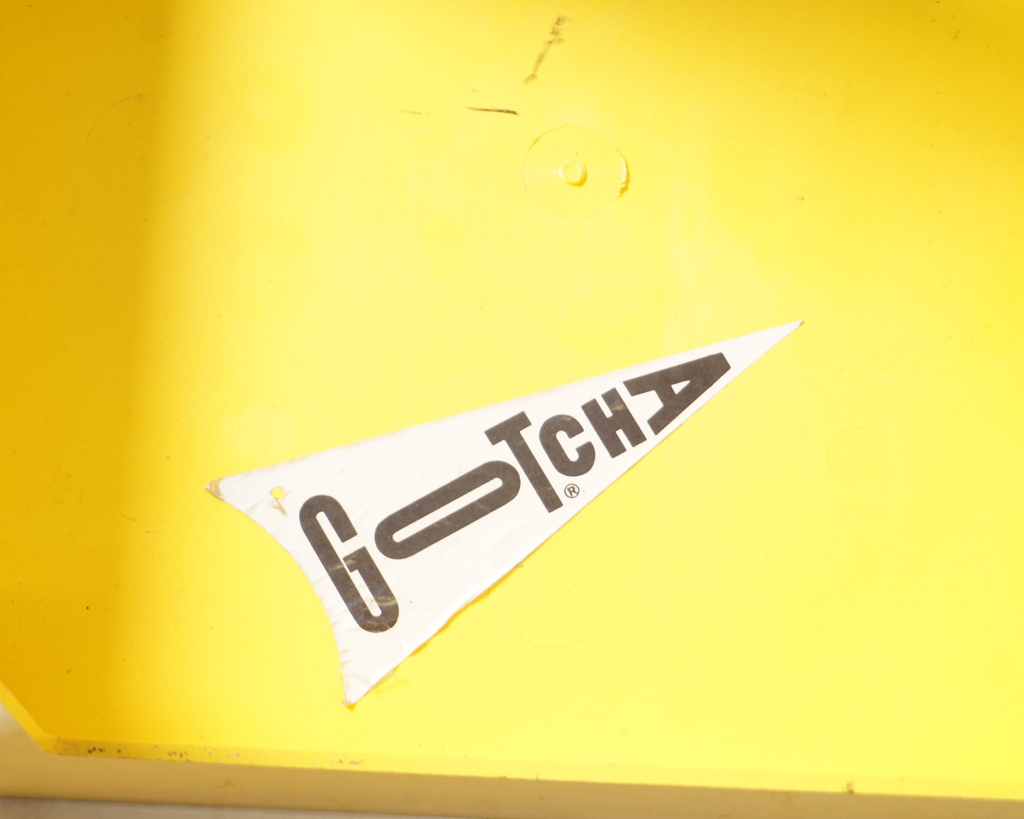 Vintage Yellow Parsons Table