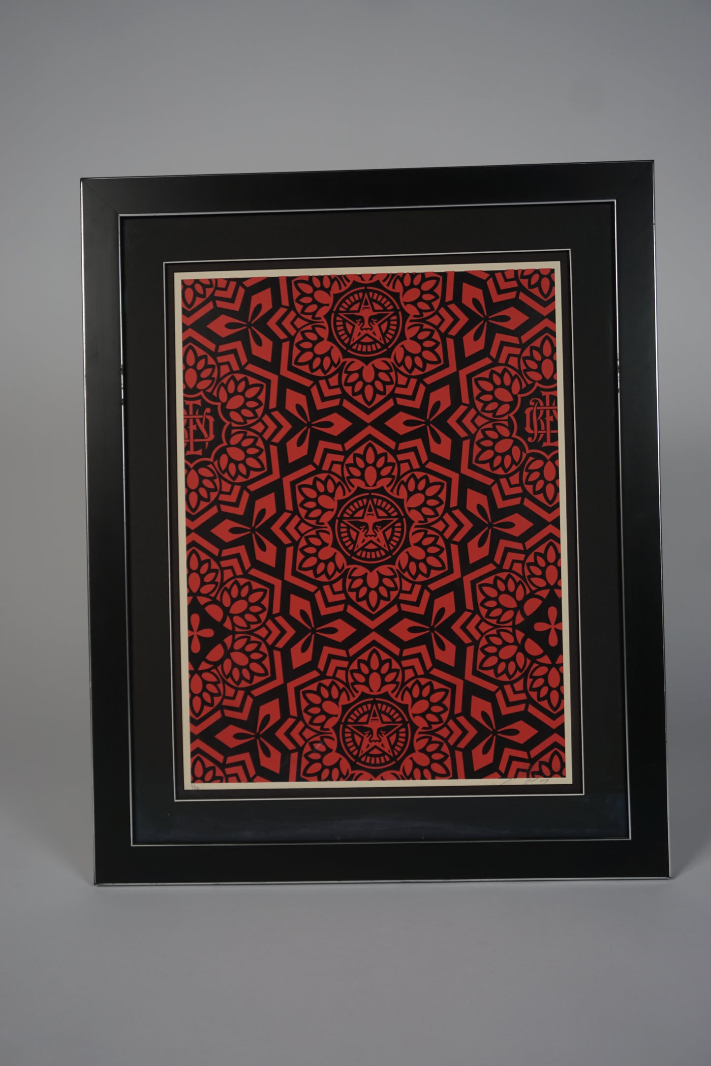 Shepard Fairey, Yen Pattern, Screen Print, 2007, Signed and Editioned