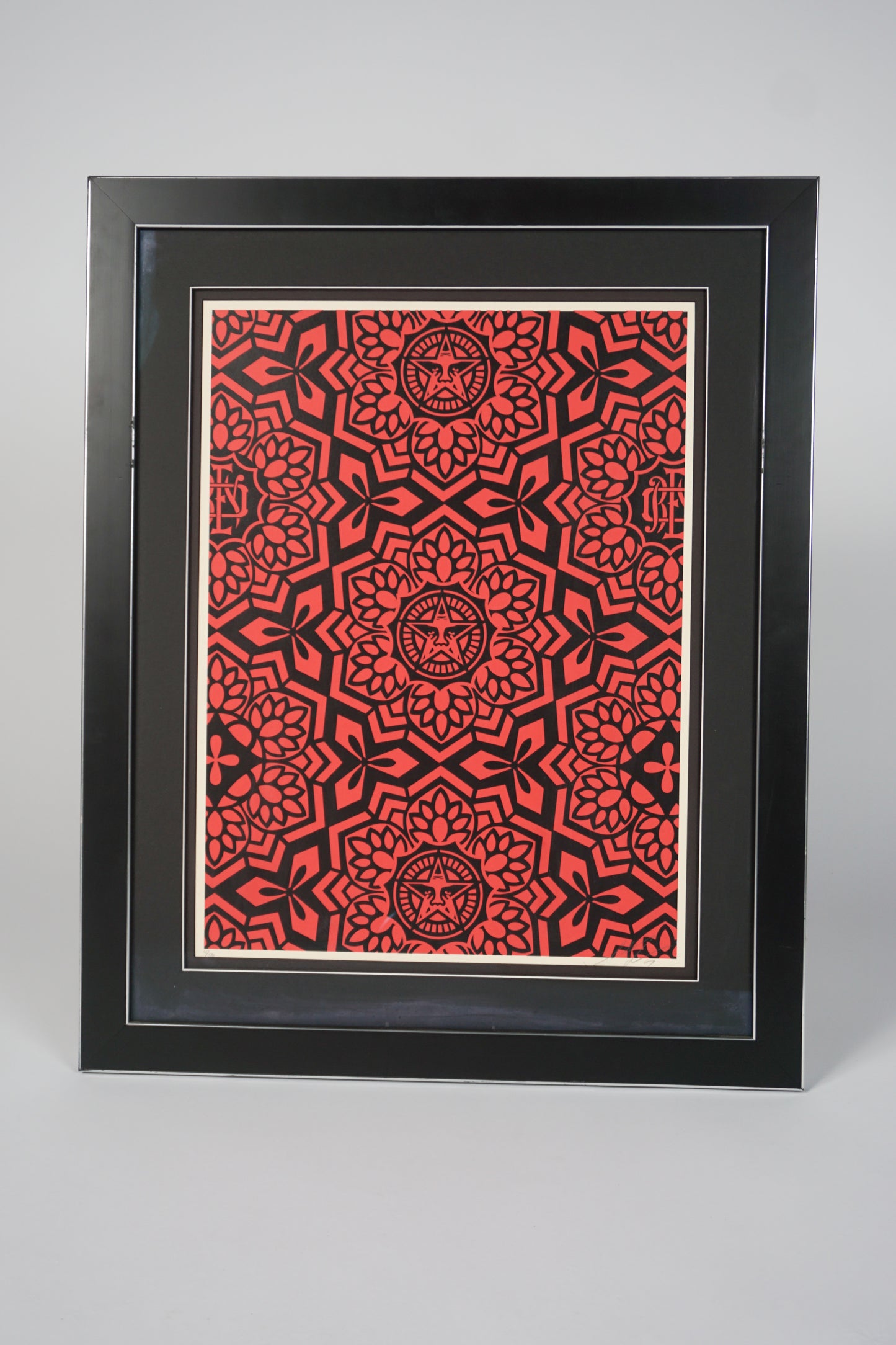 Shepard Fairey, Yen Pattern, Screen Print, 2007, Signed and Editioned