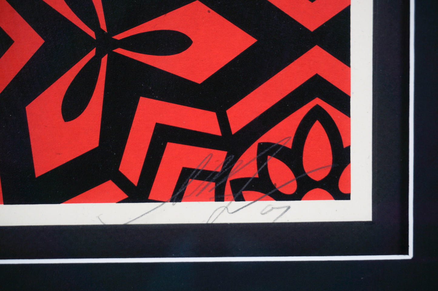 Shepard Fairey, Yen Pattern, Screen Print, 2007, Signed and Editioned
