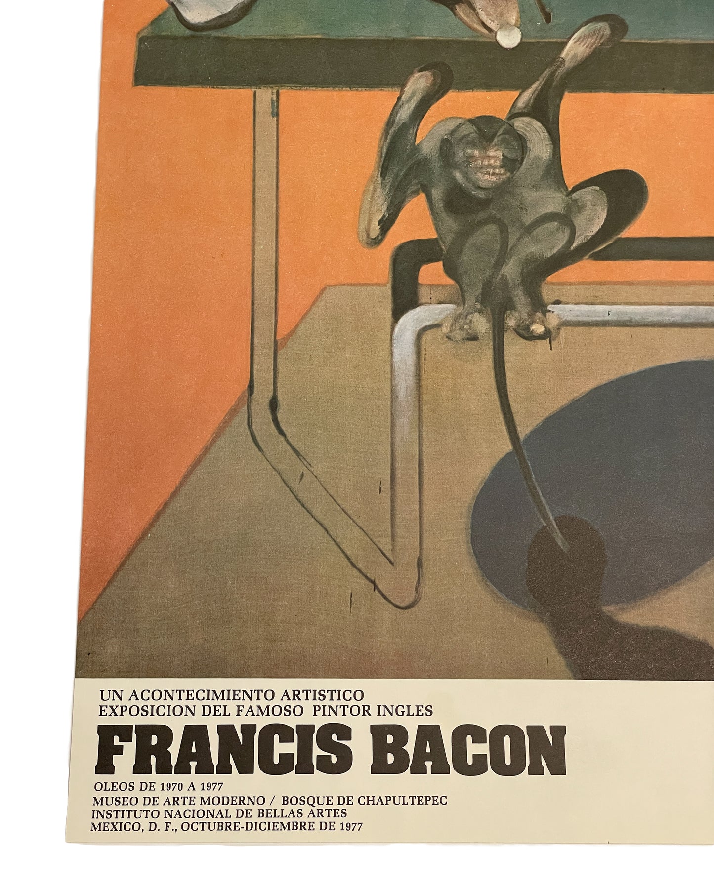 Francis Bacon exhibition poster, 1977