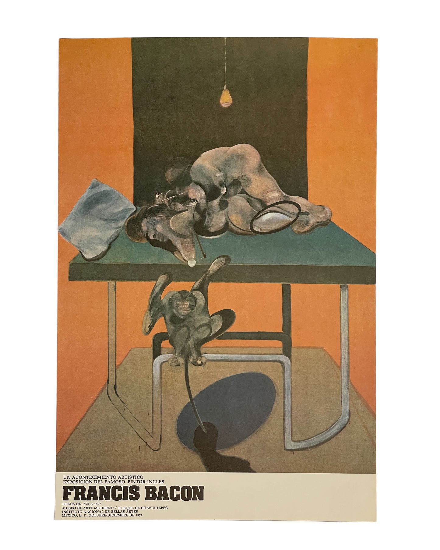 Francis Bacon exhibition poster, 1977