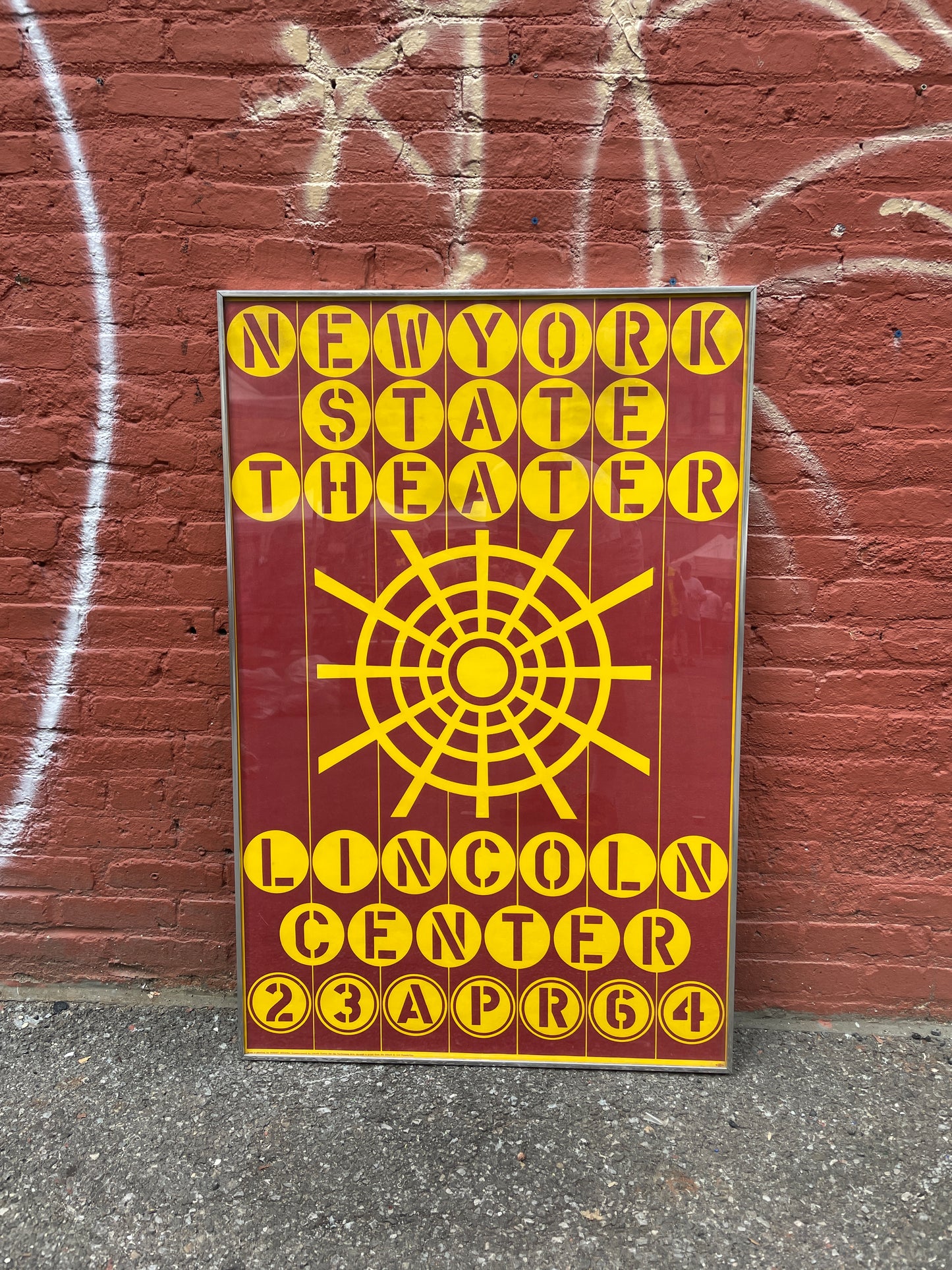 Robert Indiana, Lincoln Center Theater, 1964, Silkscreen poster