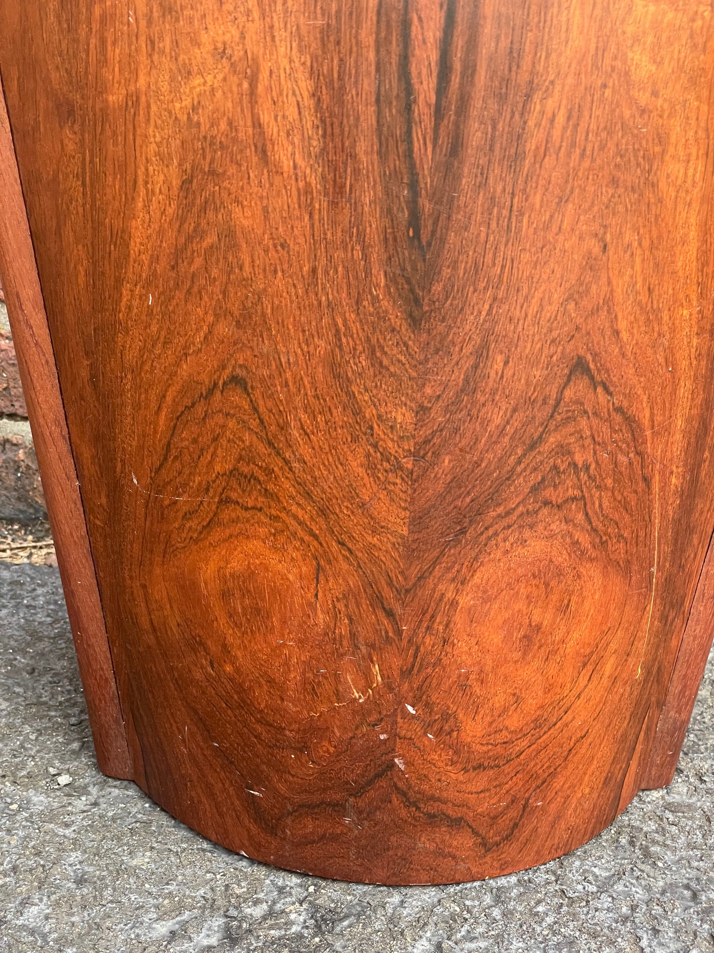 Einar Barnes for P.S. Heggen, 1960s Rosewood waste paper basket, Made in Norway