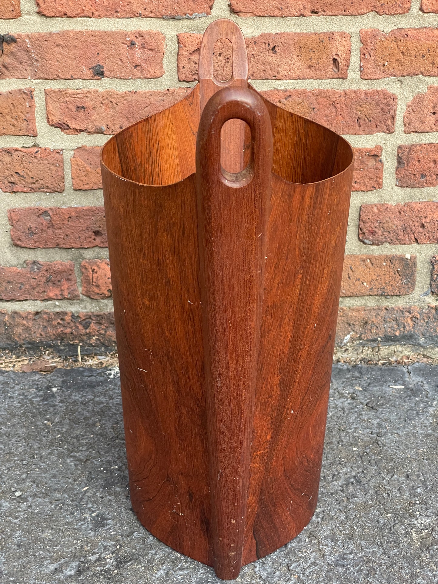 Einar Barnes for P.S. Heggen, 1960s Rosewood waste paper basket, Made in Norway