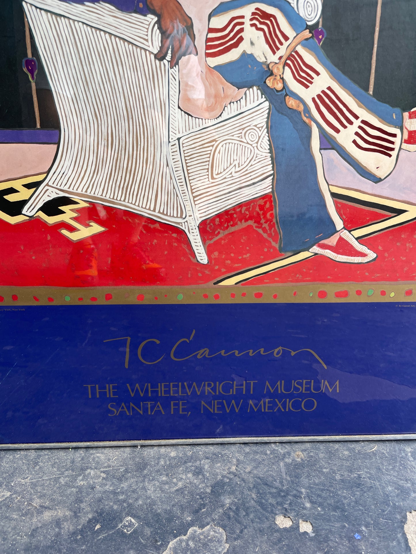 T.C. Cannon, "Collector No. 5" lithograph poster, 1978