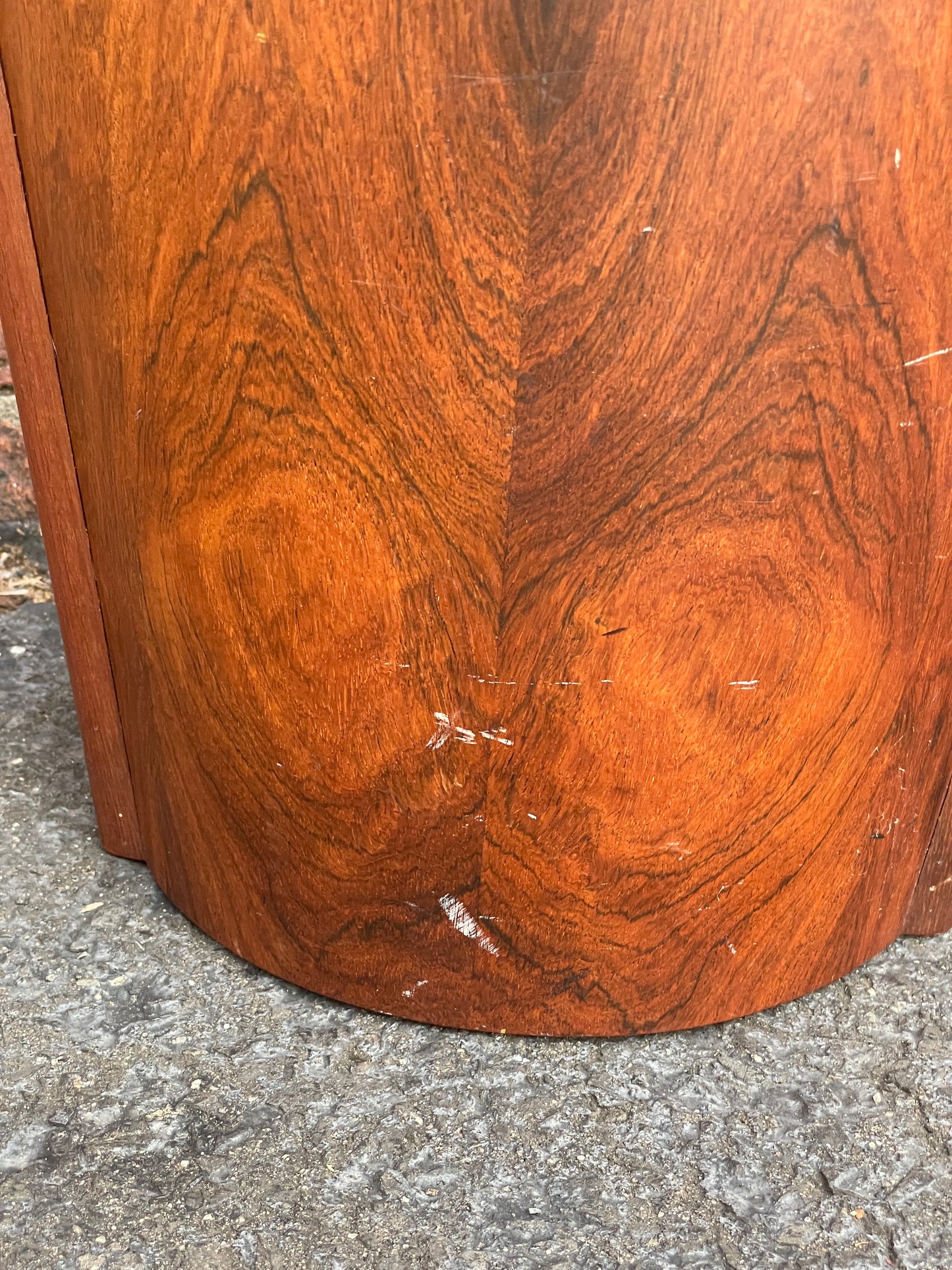 Einar Barnes for P.S. Heggen, 1960s Rosewood waste paper basket, Made in Norway
