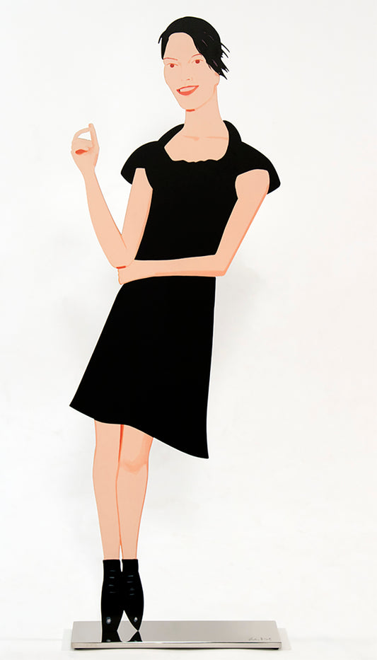 Alex Katz, Carmen (Black Dress Cut-Out), 2017