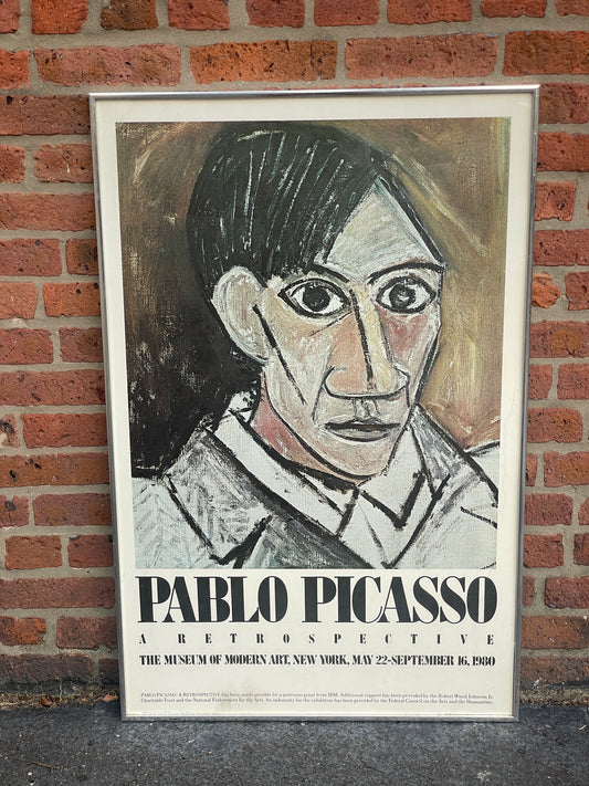 Pablo Picasso, "A Retrospective" Exhibition Poster, Museum of Modern Art New York, 1980