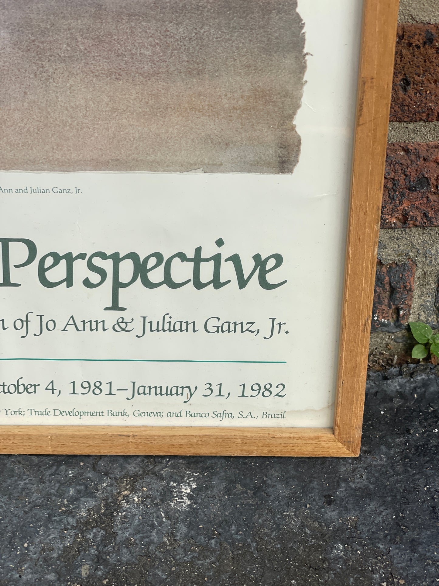 Winslow Homer exhibition poster for National Gallery of Art, Washington in 1981-1982, featuring "Blackboard" 1887