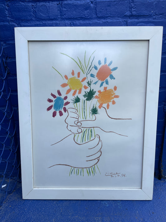 Pablo Picasso, Bouquet of Peace, 1958, Lithograph