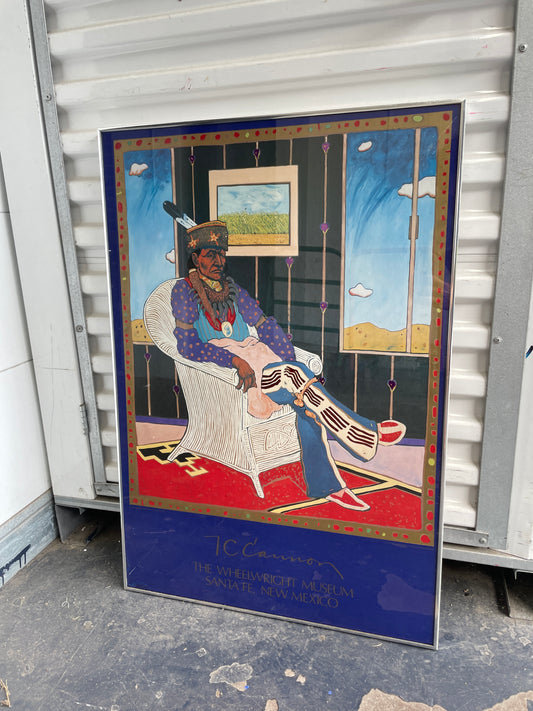 T.C. Cannon, "Collector No. 5" lithograph poster, 1978