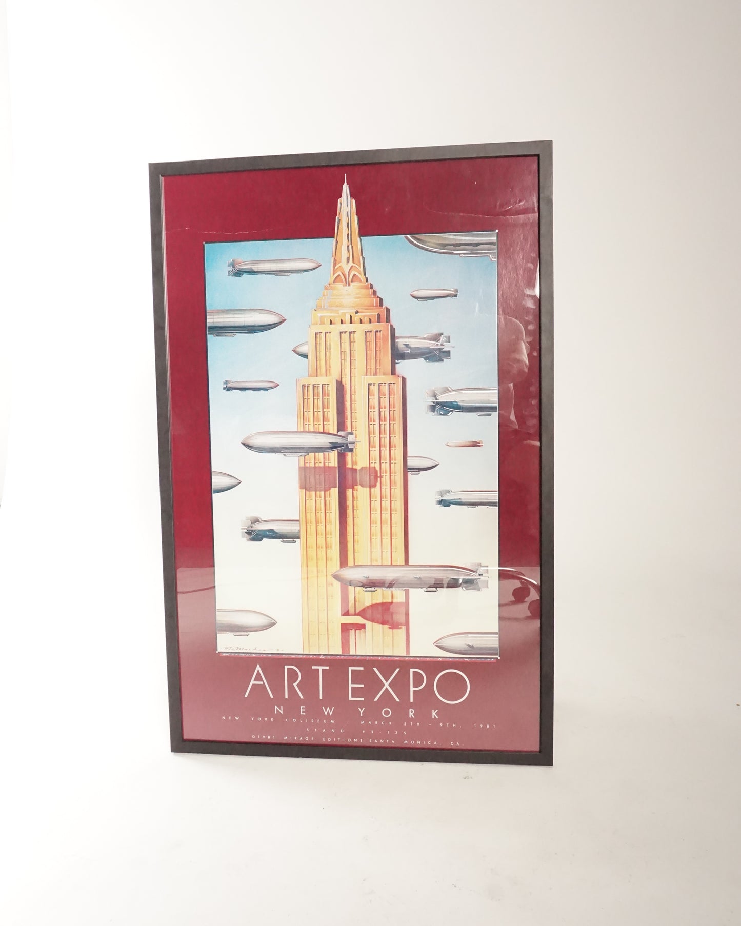 Art Expo New York poster by Dave McMacken, 1981