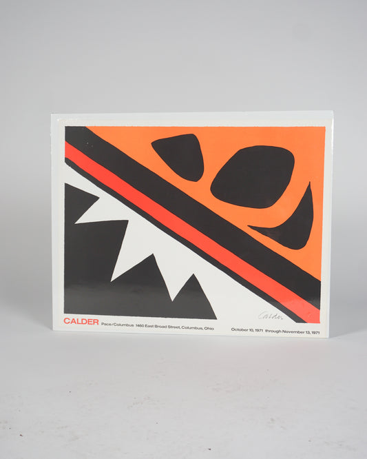 Alexander Calder, Pace Columbus, Ohio, Exhibition Poster, 1971