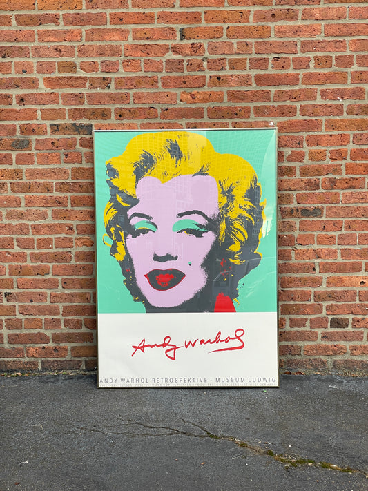 Andy Warhol Marilyn Monroe, Screenprint Exhibition Poster