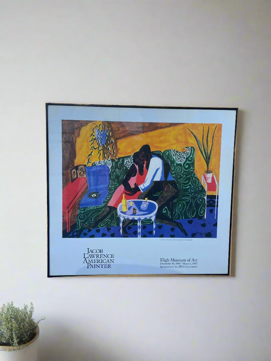 Jacob Lawrence Exhibition Poster, High Museum of Art, 1986
