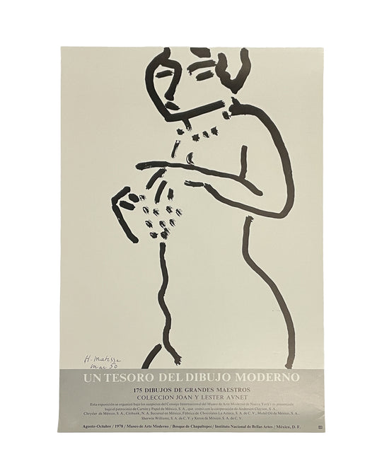 Henri Matisse exhibition poster, 1978